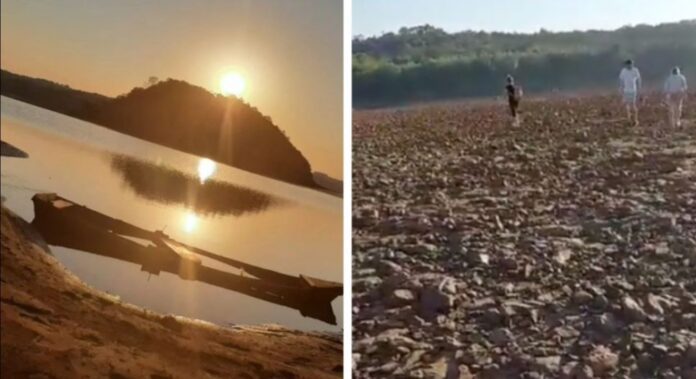 Logran cruzar a pie el río Paraná desde Argentina, debido a la sequía