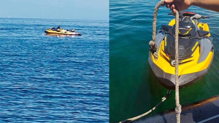 Encuentran moto acuática en la costa de Yucatán; señalan que sería del hombre devorado por tiburón