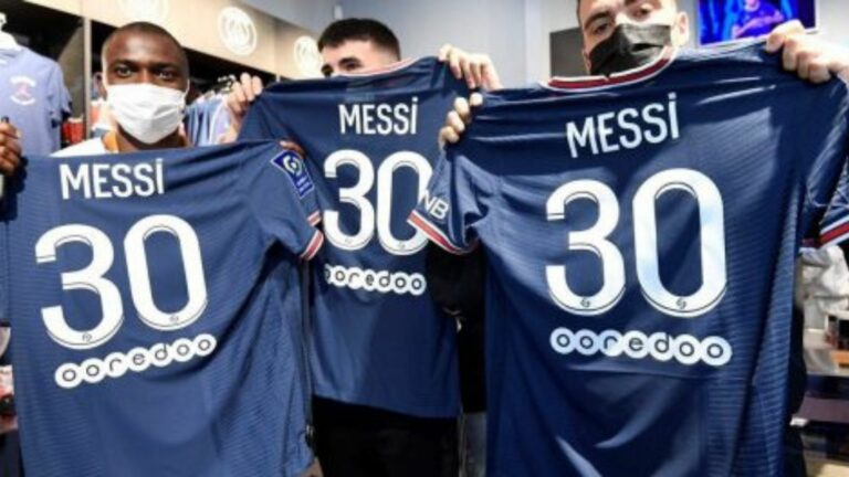 El PSG vendió 150 mil playeras de Messi en siete minutos