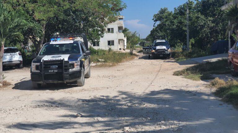 Ejecutan a un hombre a balazos en asentamiento irregular de Cancún