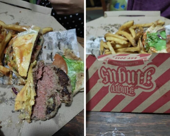 Restaurante en Mérida hace esperar una hora al cliente, le dan la hamburguesa cruda