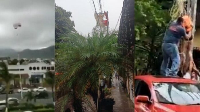 Mujer termina volando a la deriva tras romperse la cuerda de su Parachute