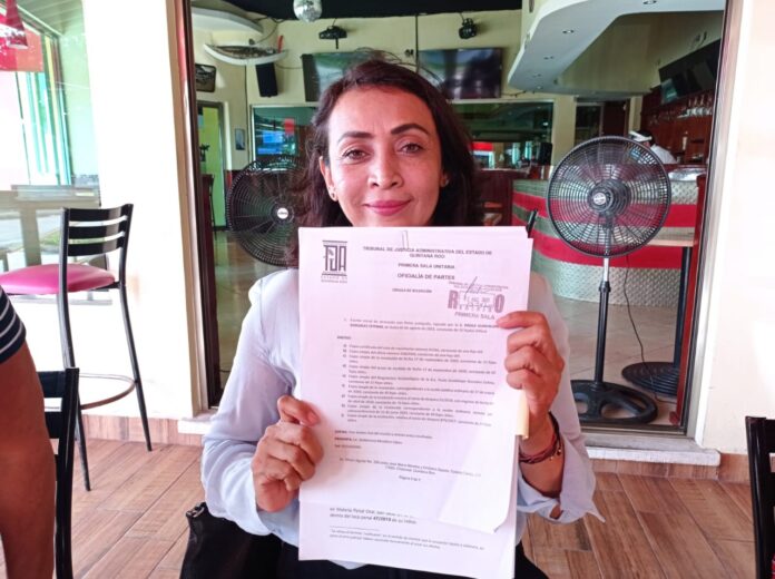 La ex borgista Paula González Zetina, acusada de desvío de recursos, busca lavarse las manos demandando al gobierno de Quintana Roo