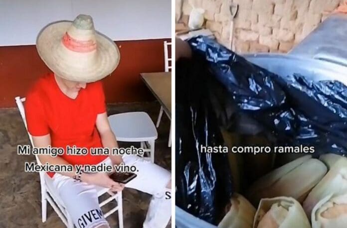 Joven hace fiesta mexicana y no fueron los invitados: 