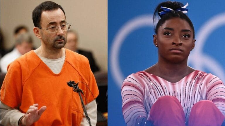 Culpa Simone Biles, la mejor gimnasta del mundo, a Nassar y al FBI de permitir su abuso sexual