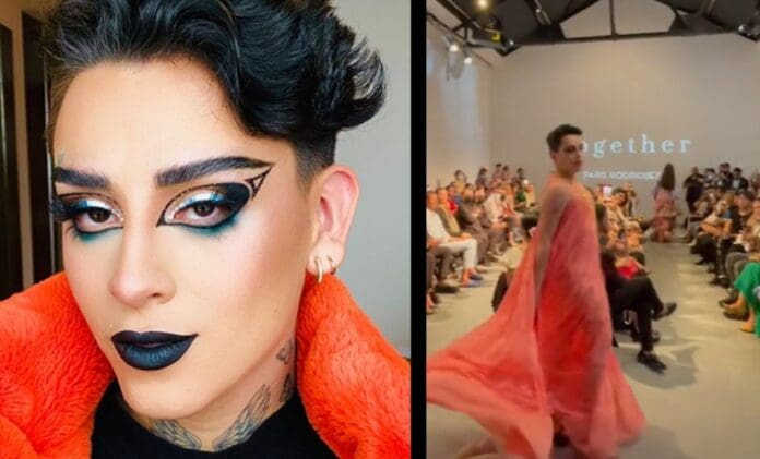 Critican a Kunno por caminata 'fallida' en pasarela de 'Fashion Week'
