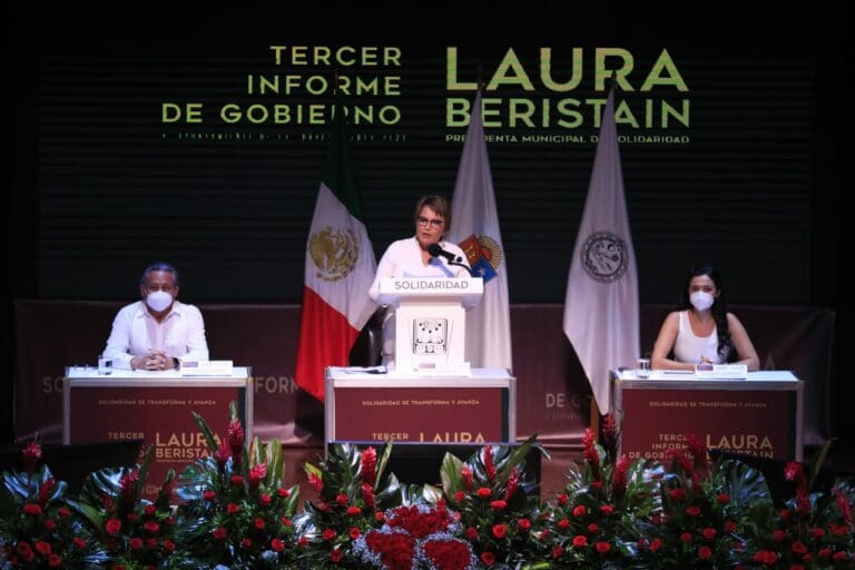 ”Aquí, ahora y siempre, por el futuro de Solidaridad”: Laura Beristain