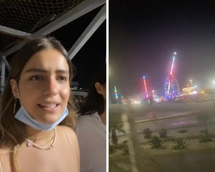 VIDEO: Joven se graba cruzando por primera vez un puente peatonal y se viraliza