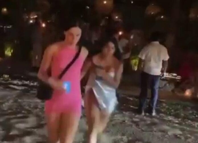 VIDEO: Graban momentos durante ataque en bar Rosa Negra de Tulum; hay dos taxistas muertos