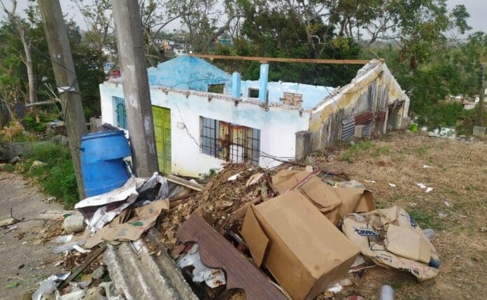 Los damnificados por el huracán 
