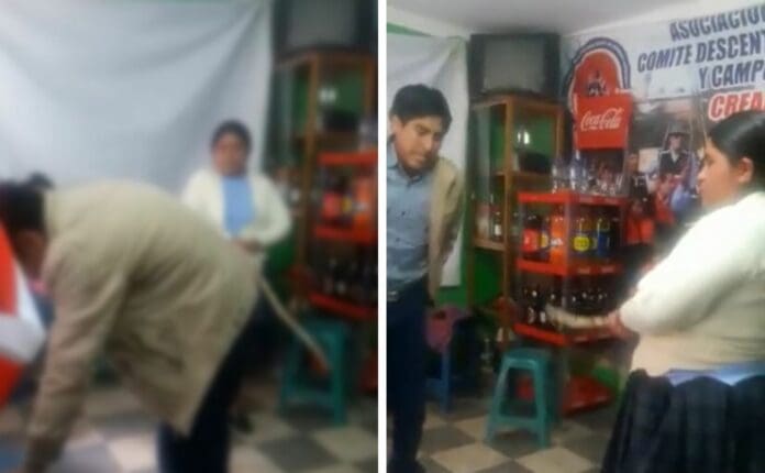 VIDEO: Le da 21 palazos a su marido luego de que le diera 21 patadas