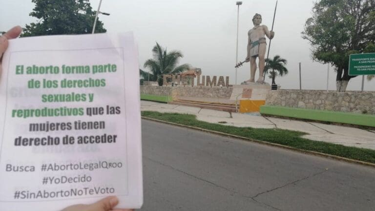Feministas en Quintana Roo alistan acciones para presionar por el derecho al aborto