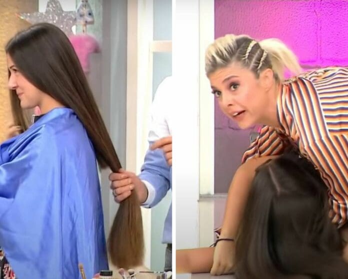 VÍDEO: Joven se desmaya luego de que le cortaran la mitad del cabello en programa de TV