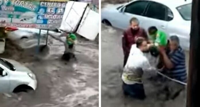 VIDEOS: Inundaciones en Ecatepec provocan al menos 2 muertos, rescatan a bebé atrapado en camioneta