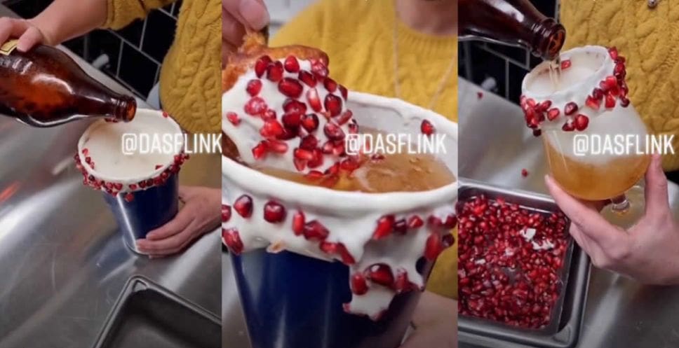 VIDEO: ¡México mágico! Ahora inventan michelada con chile en nogada