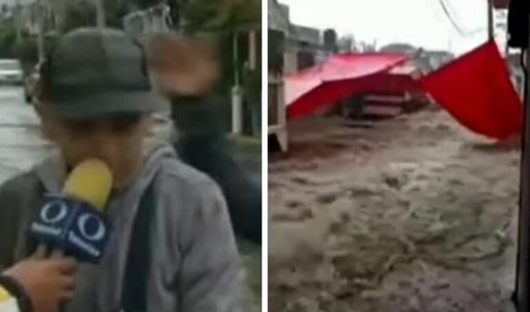 VIDEO: Le dan un zape en plena entrevista en TV abierta y manda a 'Ch#@ a su mamacita'