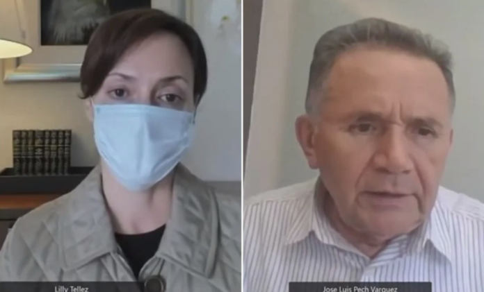 senador insulta a Lilly Tellez