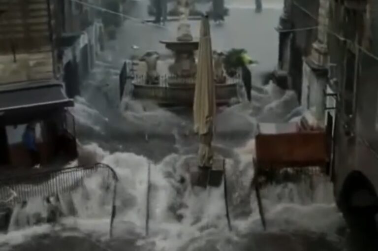 URGENTE: Azota diluvio a Sicilia