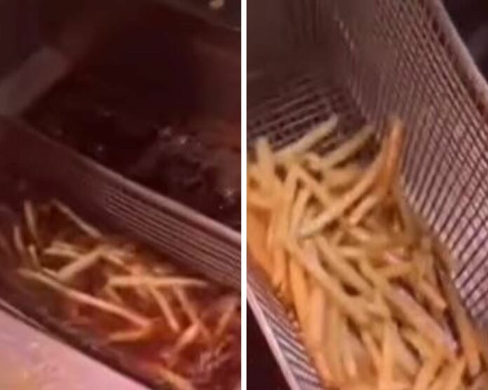 VIDEO: muestran cómo sirven las papas fritas a los clientes groseros en McDonald's