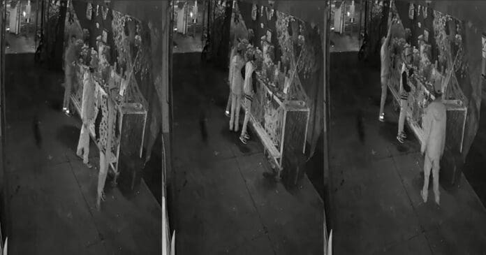 Tres sujetos fueron captados robando objetos de un altar de muertos en calles de la Ciudad de México; mira lo sucedido