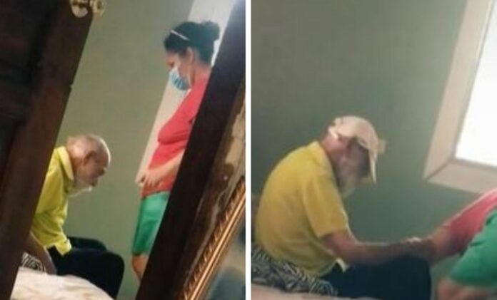 VIDEO: Mujer cuida a su exsuegro pese al abandono de su exesposo y es admirada en redes
