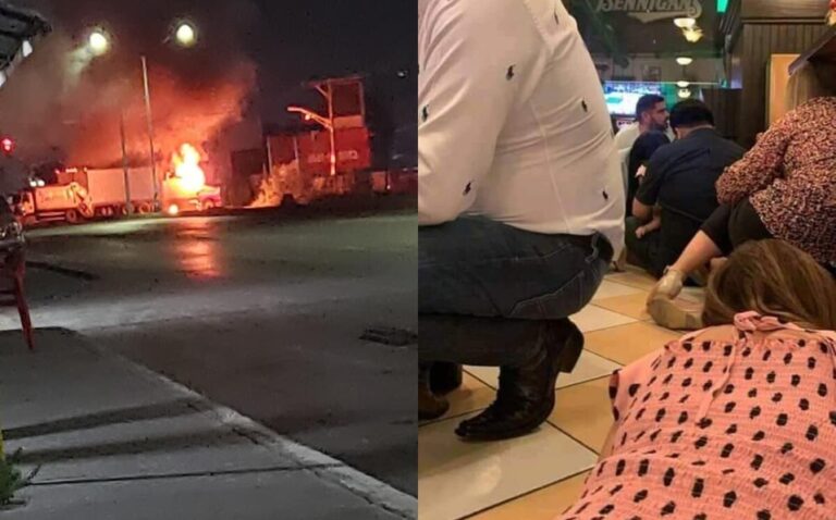 VIDEOS: Balaceras y bloqueos dejan dos policías y un militar heridos en Matamoros