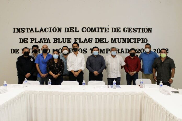 Instala Gobierno de Puerto Morelos Comité de Gestión de Playa Blue Flag, temporada 2021-2022