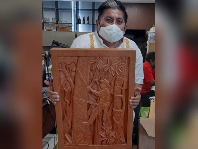 Llega hasta Brasil obra de artesano maya de Felipe Carrillo Puerto