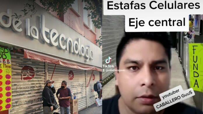 Youtuber revela cómo estafan celulares en plazas de CDMX