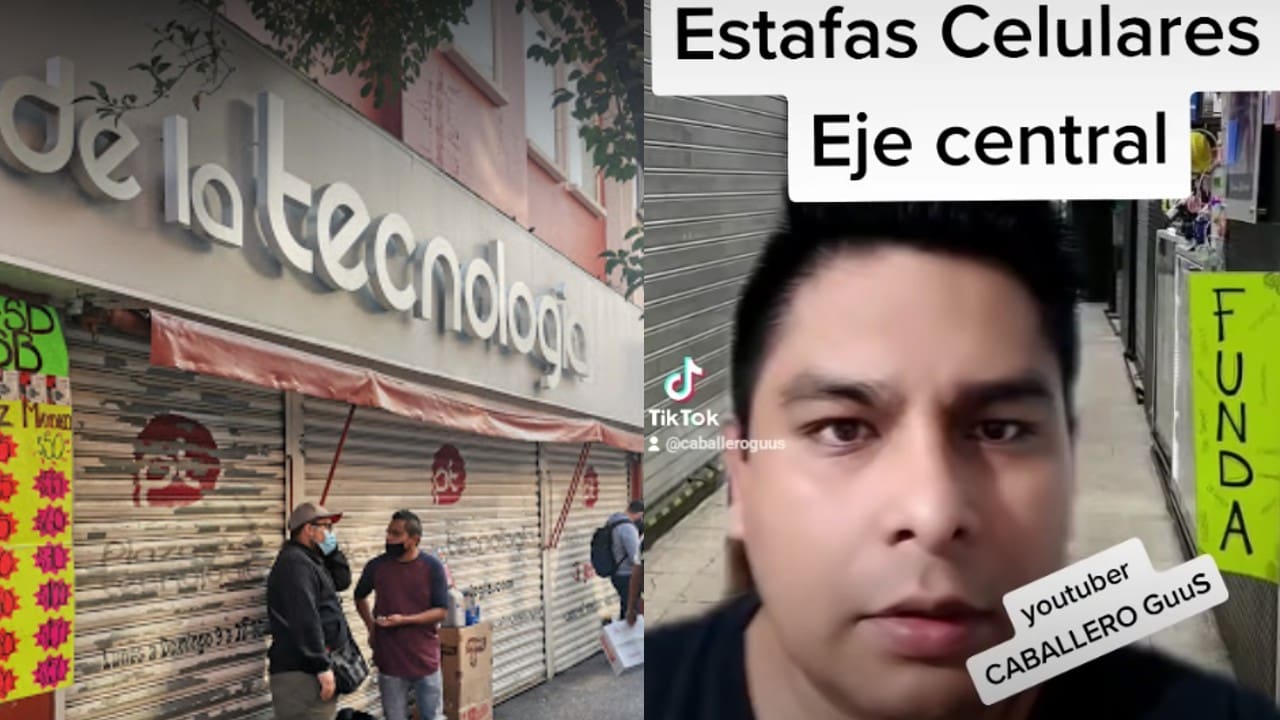 Youtuber revela cómo estafan celulares en plazas de CDMX