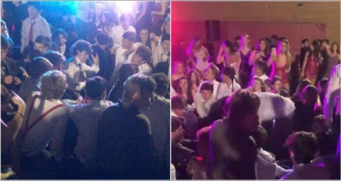 Mientras estudiantes mexicanos se disponían a bailar la famosa canción de Payaso de rodeo fueron discriminados en EU