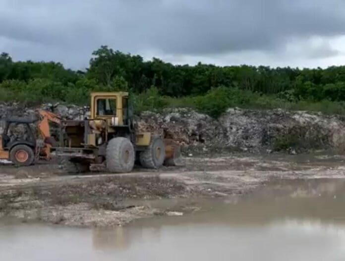 Un predio que es utilizado como sascabera en Isla Mujeres ha sido asegurado por la Fiscalía General del Estado; es de un político