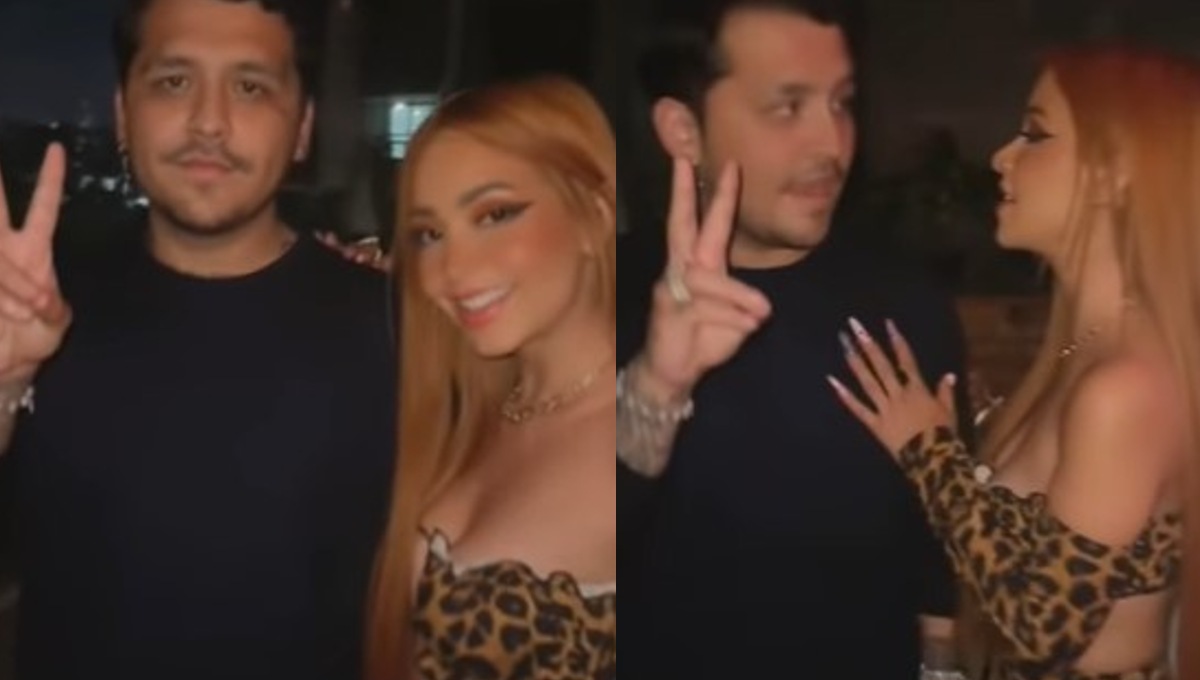 ¡Le 'llueven' criticas a Caeli! ‘Coquetea’ con Christian Nodal frente a Belinda