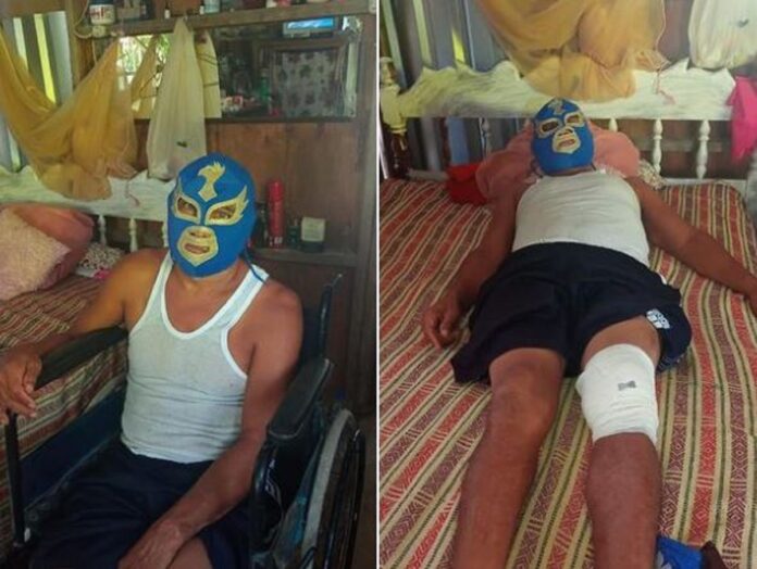 Piden apoyo en Chetumal para luchador Blue Bird II, tras accidente en una función