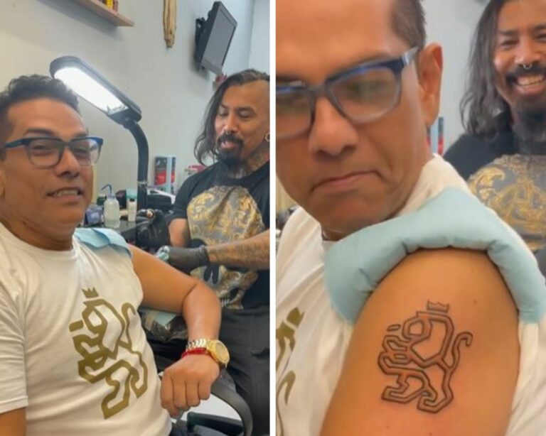 Actor regio se tatúa el nuevo logo del Gobierno de Nuevo León y se hace viral