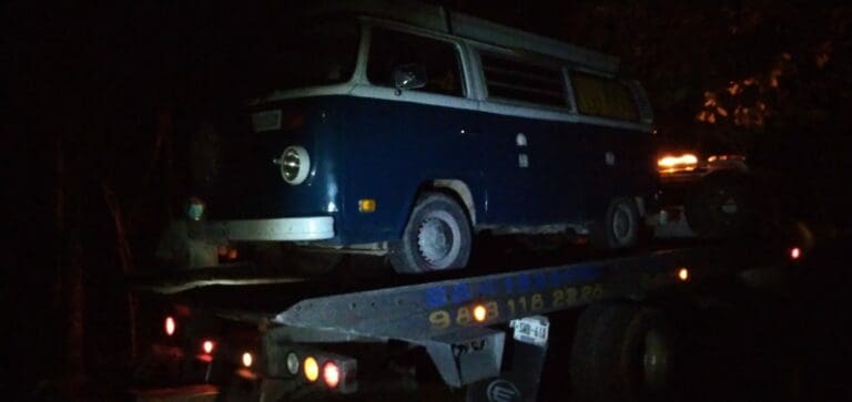 Una combi que fue rentada en Tulum y que no fue devuelta, acabó siendo recuperada hasta el municipio de Puerto Morelos