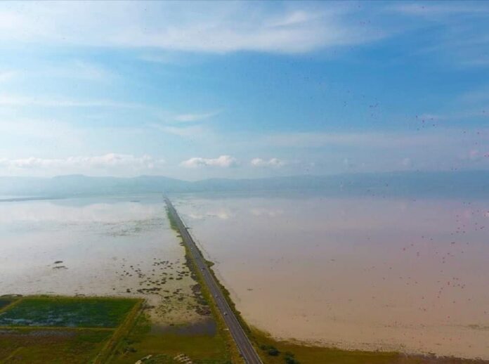 Parecía desierto pero ahora regresa el agua al Lago de Cuitzeo