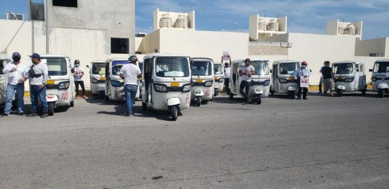 Se acaba corrupción por pago de cuotas de mototaxis en Playa del Carmen