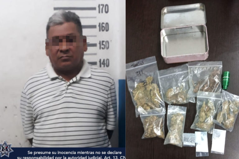 Oficiales detienen a hombre por presunta posesión de estupefacientes