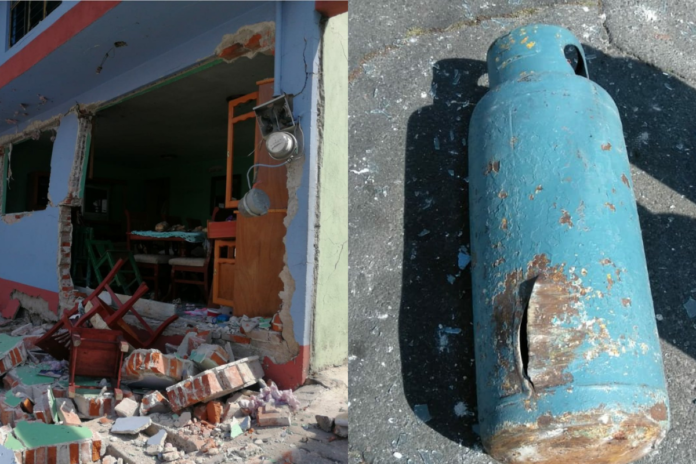 Explosión de tanque de gas LP en Puebla deja 14 heridos y daños materiales