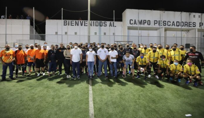 Inaugura Blanca Merari Tziu Muñoz el Campeonato Nacional de Fútbol 7 en Puerto Morelos