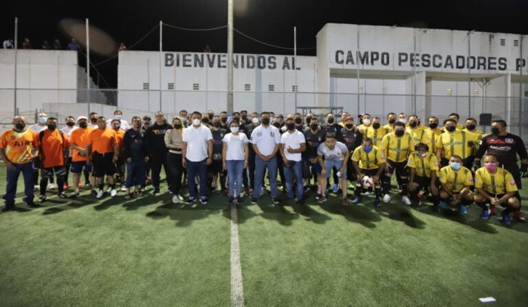 Inaugura Blanca Merari Tziu Muñoz el Campeonato Nacional de Fútbol 7 en Puerto Morelos