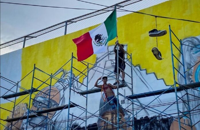 Le arrancan la vida pero sus murales viven: Dizzer Onne, deja una llama en Playa del Carmen