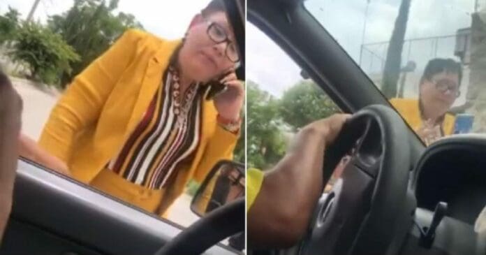 En las redes ya la llamaron #LadyPresidenta pues dijo que tenía ese cargo; además quiso golpear a una persona con un bate