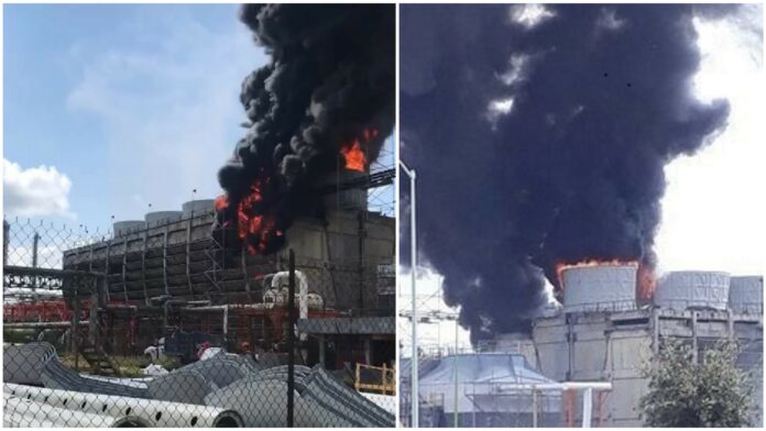 Pemex se incendia
