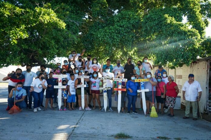 Se suman juventudes al rescate del Fraccionamiento Caribe