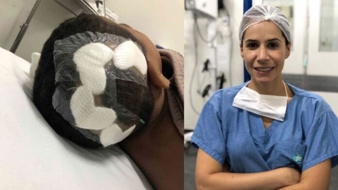 Enfermera crea vendas en forma de corazón para apoyar a bebés en cirugías