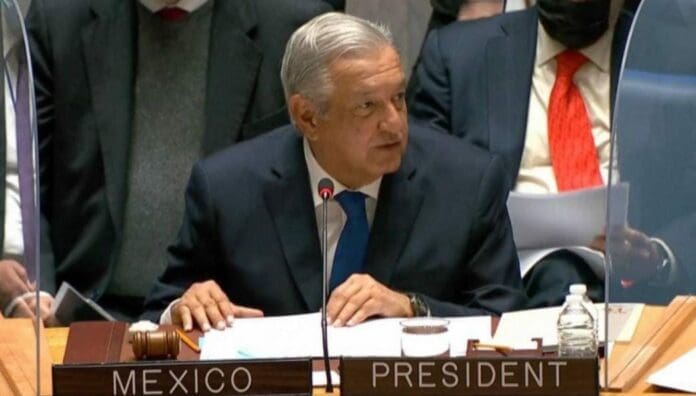AMLO acudió este día a la sede de la ONU, donde México asumió la Presidencia del Consejo de Seguridad. Este fue el discurso que dio. Foto: Cuartoscuro