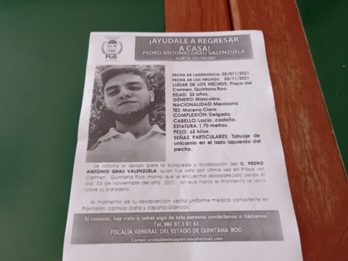 Médico interno desaparecido en Playa del Carmen abandonó Quintana Roo