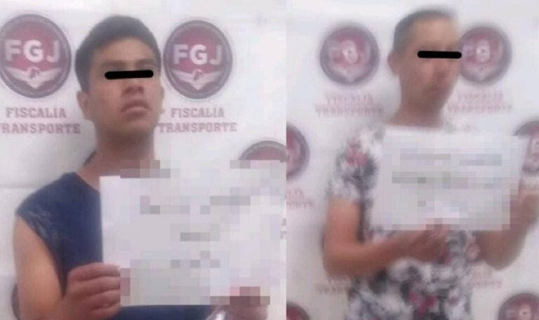 Capturan a presuntos asaltantes del transporte público armados en Ecatepec